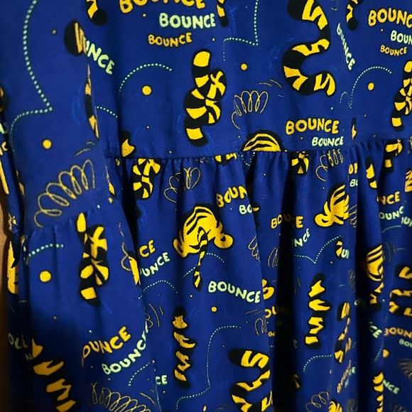 Blue and Orange Knit Dress - Picture 3 of 5